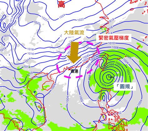 倒向季風槽|季風低壓和熱帶氣旋｜香港天文台 (HKO)｜教育資